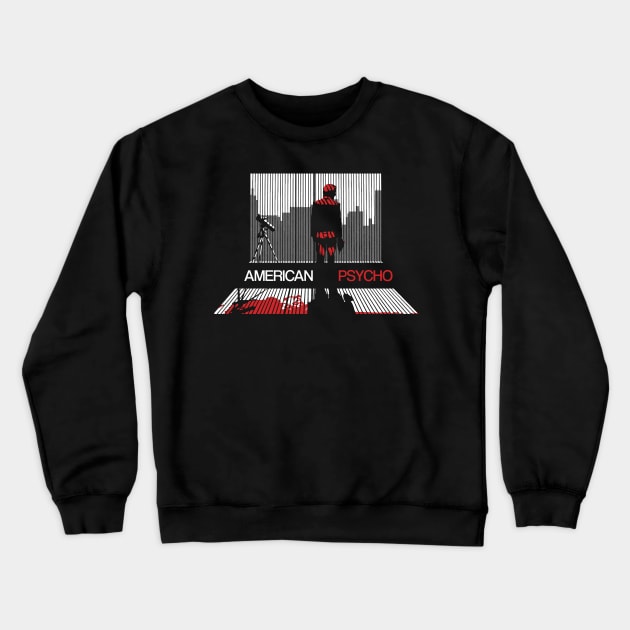 American Psycho - Clean Design Crewneck Sweatshirt by NorthWestDesigns